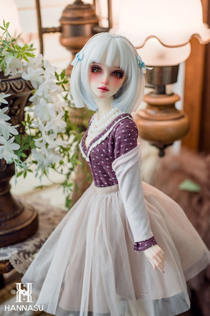【HANNASU】HW-1108 娃用假髮 多色 / 7~8吋 BJD AZO2 iMda3.0 1/4 - 紀物書館+JiWu Bookstore