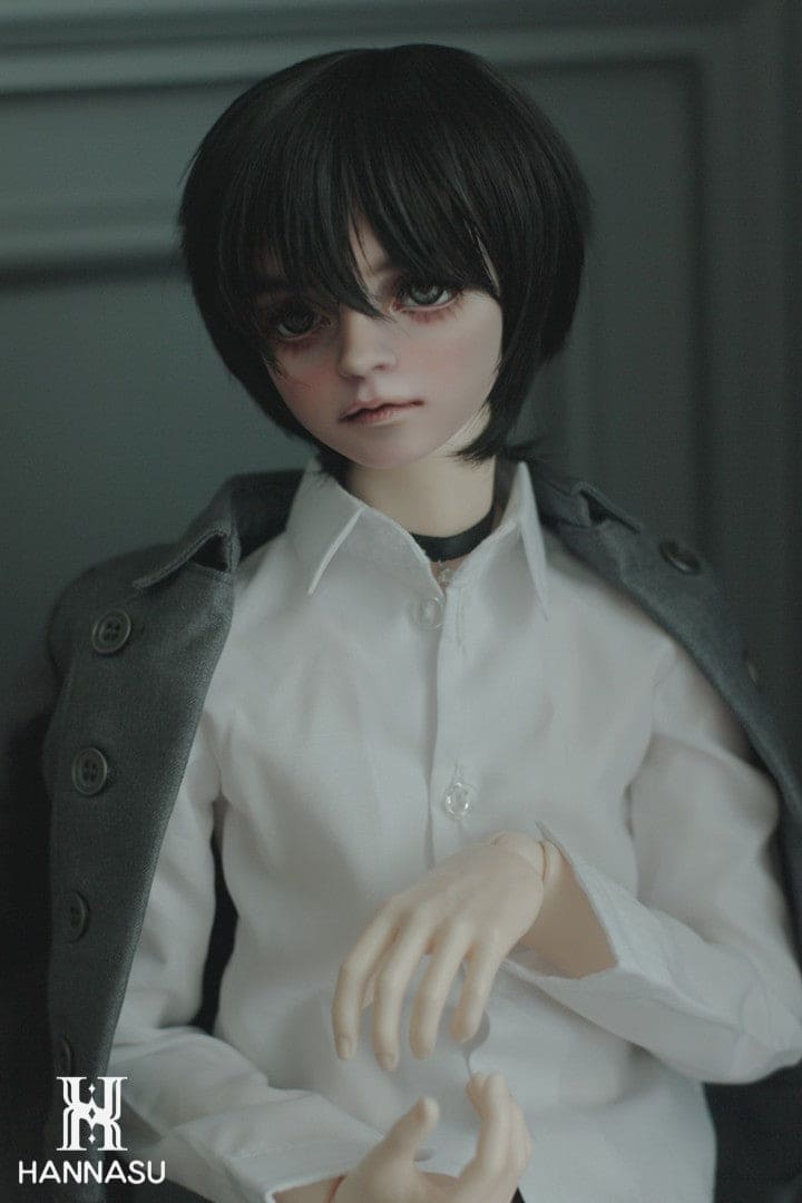 【HANNASU】HW-1047 娃用假髮 多色 / 8~9吋 BJD 1/3 Angel Philia - 紀物書館+JiWu Bookstore