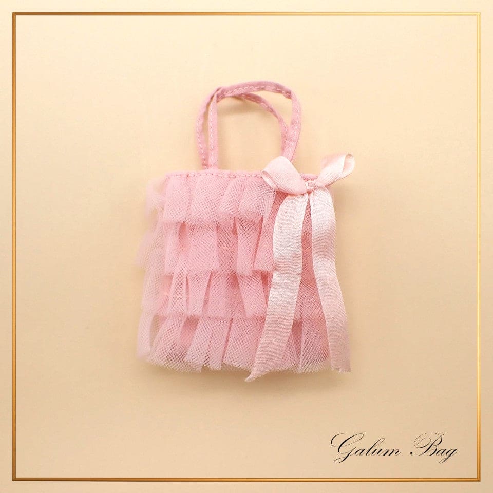 【Licca Castle】Galum Collection 1 薄紗荷葉邊包 / Pureneemo OB22 OB24 momoko 1/6