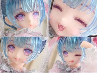 【りゅんりゅん亭 Ryunn Ryunn Tei】BikiniStyle CARA Chiaro 含妝頭套組 Fluorite / AZONE Pureneemo