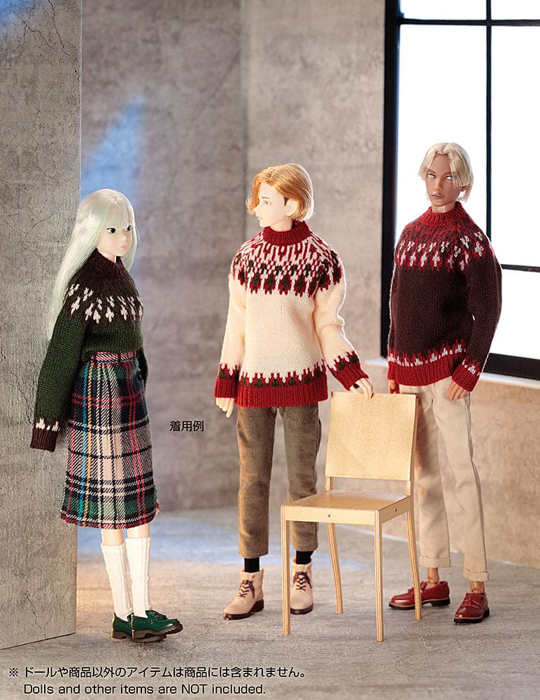 【PetWORKs】北歐毛衣 3色 / momoko 六分之一男子圖鑑 - 紀物書館+JiWu Bookstore