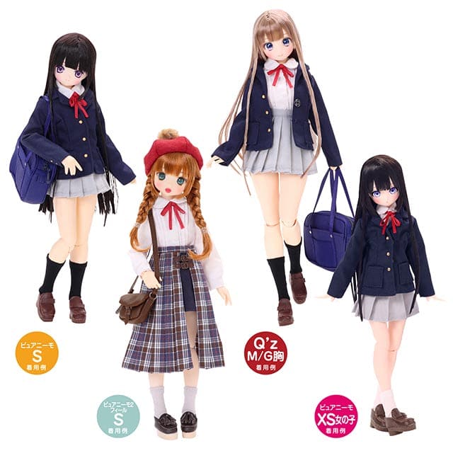 【AZONE】圓領襯衫+繫帶 / AZONE pureneemo OB22 OB24 Blythe momoko - 紀物書館+JiWu Bookstore