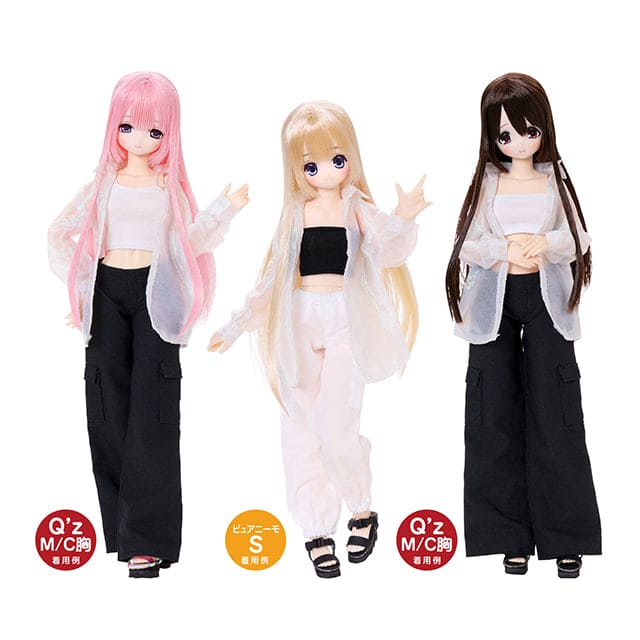 【AZONE】Q'z 透明襯衫 / Pureneemo ruruko OB24 藍豆豆
