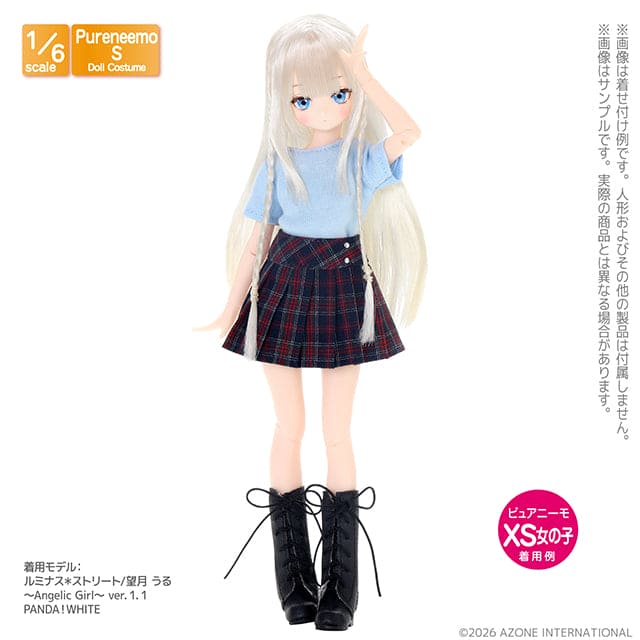 【AZONE】PNS 基本版 T-shirt / Pureneemo ruruko OB24 藍豆豆 Blythe