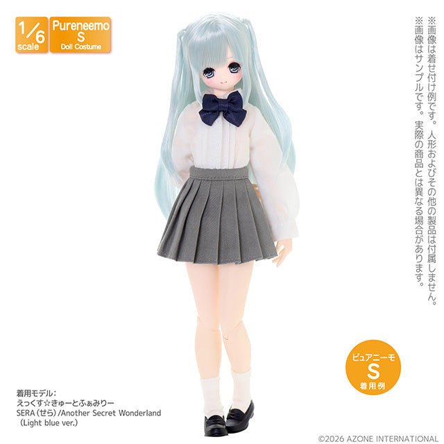 【AZONE】1/6 學生樂福鞋 / Pureneemo ruruko OB22 藍豆豆 Blythe