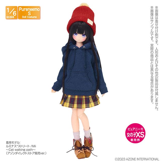 【AZONE】側扣百褶裙 II 多色 / pureneemo ruruko OB22 OB24 momoko - 紀物書館+JiWu Bookstore