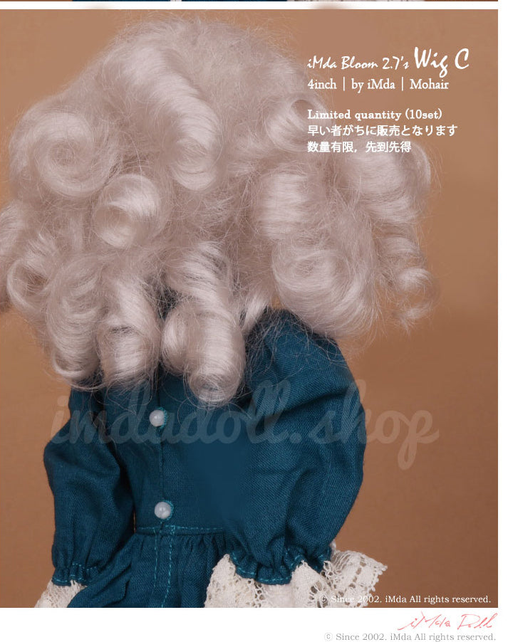 【iMda Doll】2.7 Deva 假髮 3款 預購 / iMda 2.7 27cm 1/6 Blythe 藍豆豆