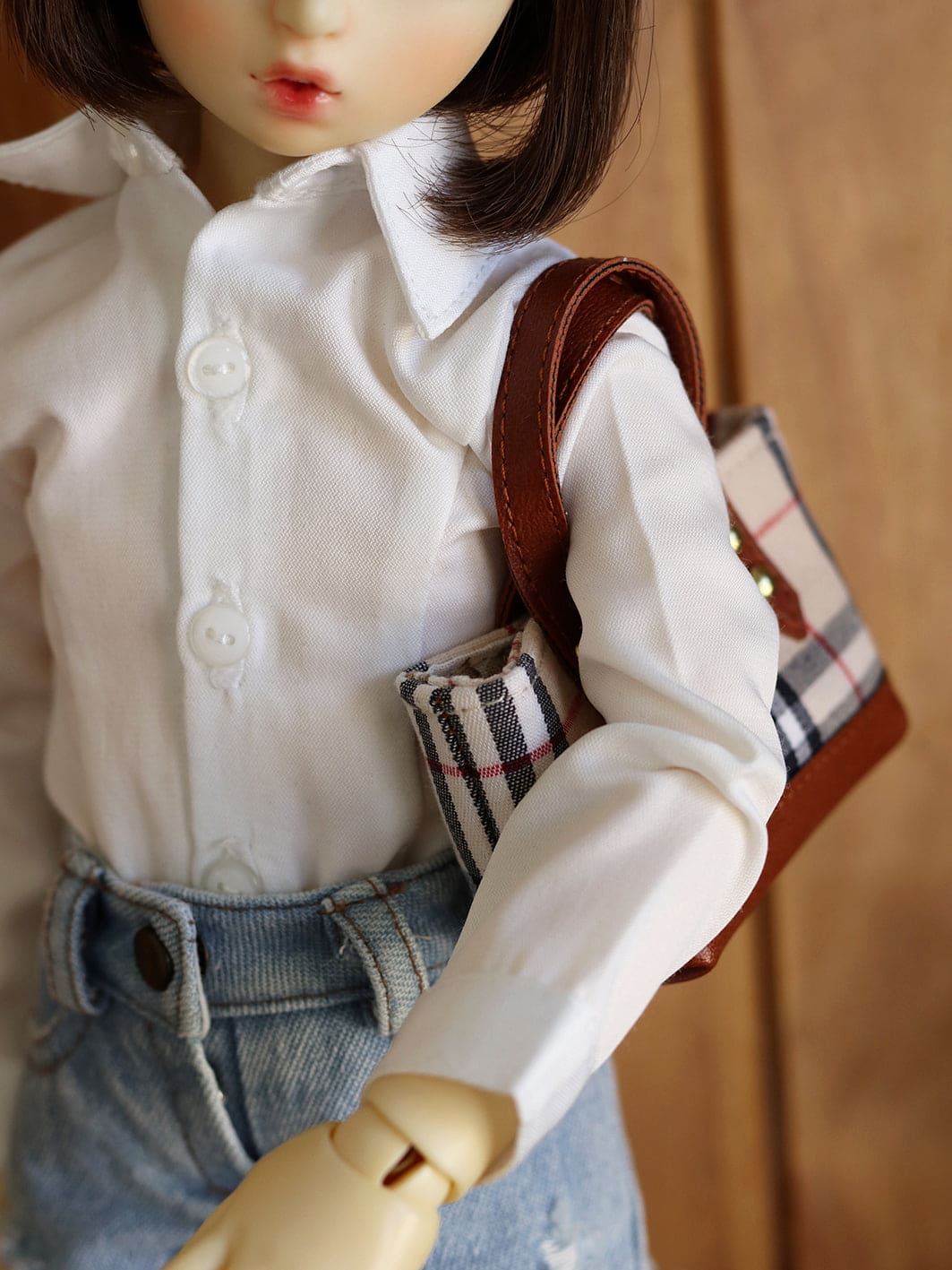 【1PinFun】提包 駝格 / BJD 1/4 MDD AZO2 AngelPhilia - 紀物書館+JiWu Bookstore