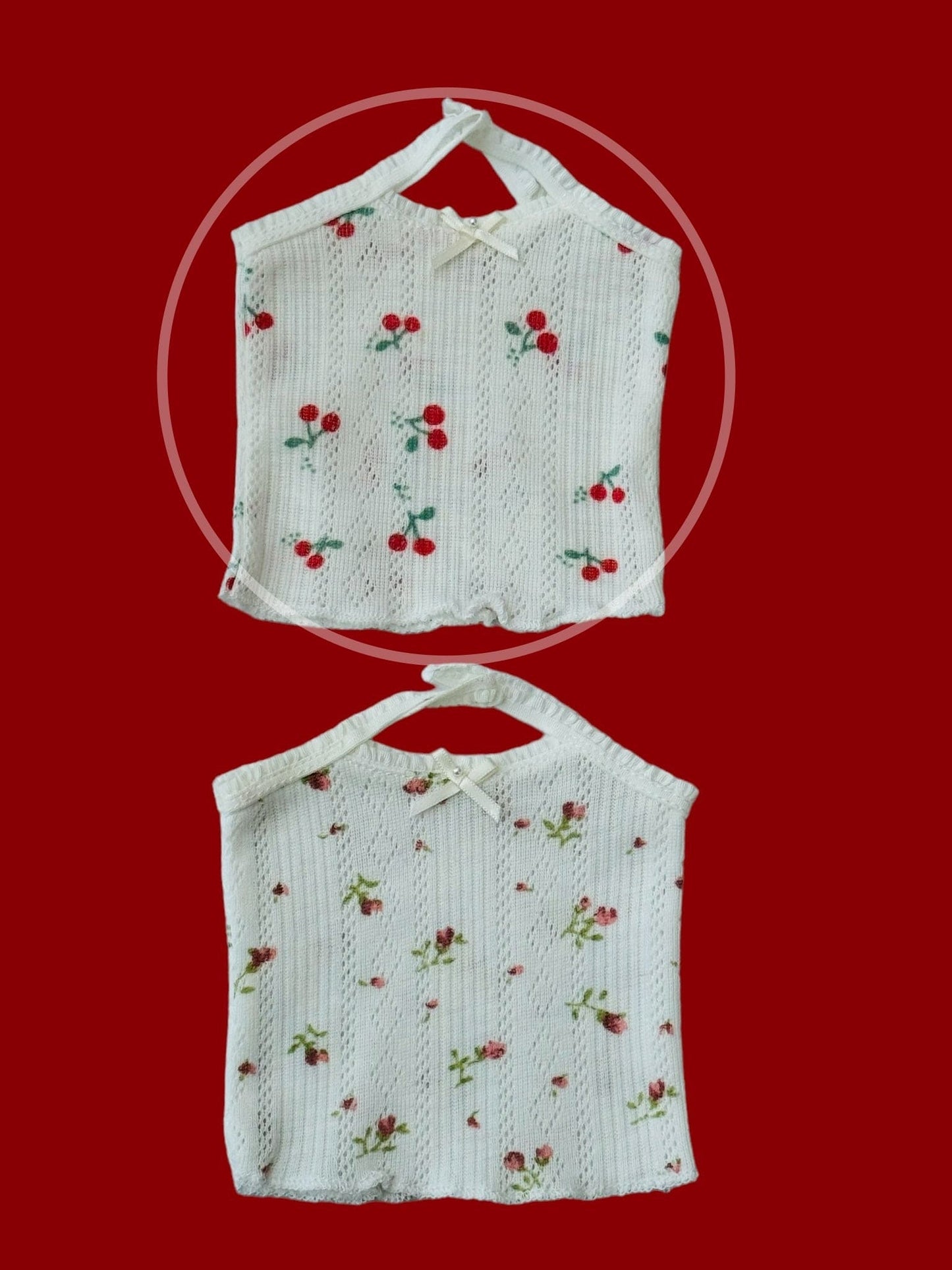 【Oshare Iikodo】薔薇密教 印花細肩帶上衣 多色 / Angel Philia DD DDdy - 紀物書館+JiWu Bookstore