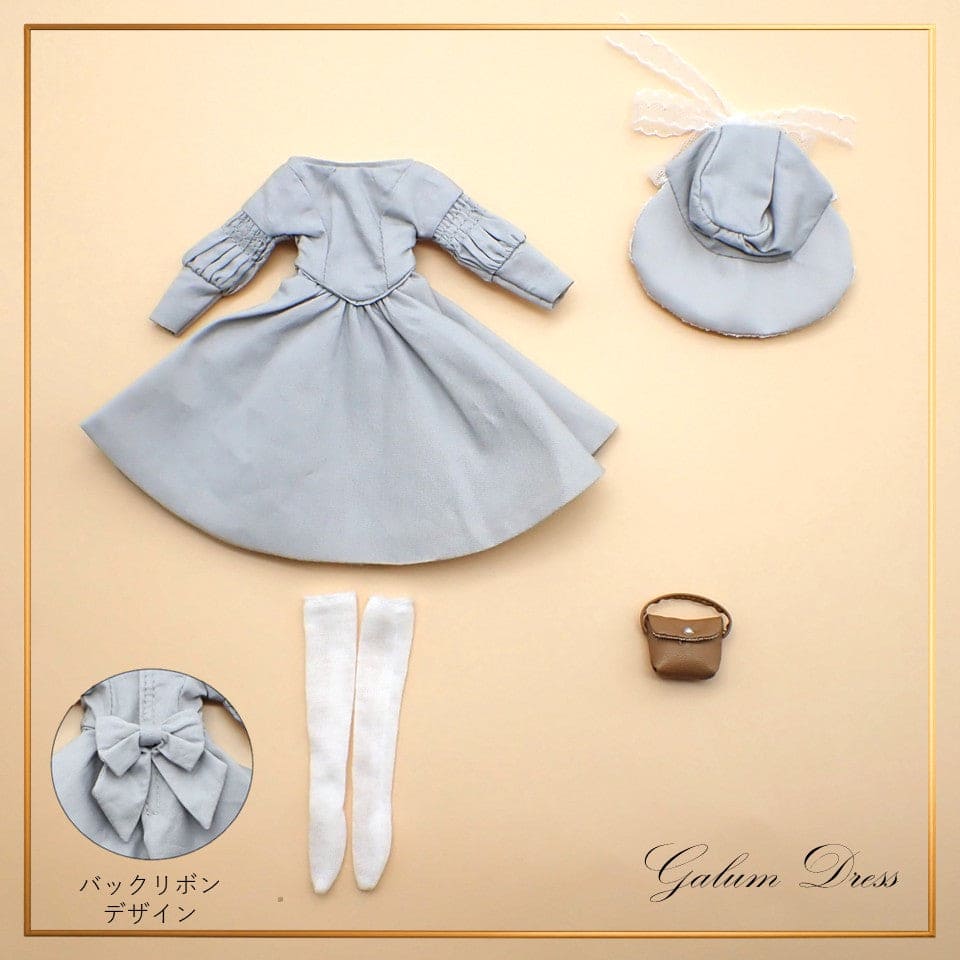 【Licca Castle】Galum Collection 19 大A字洋裝組 / 22cm Pureneemo OB22 ruruko