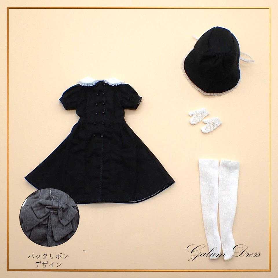 【Licca Castle】Galum Collection 28 荷葉邊領洋裝套組 / 27cm momoko MISAKI Jenny