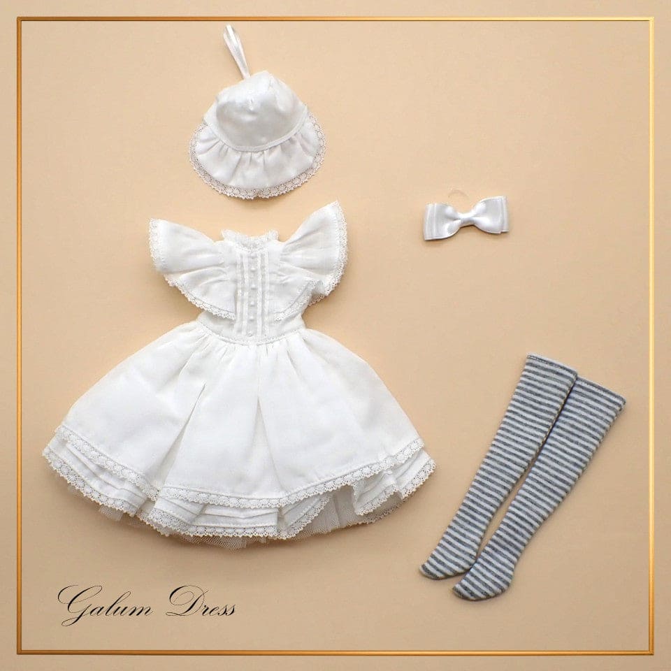 【Licca Castle】Galum Collection 7 風琴褶洋裝組 / 27cm momoko MISAKI Jenny