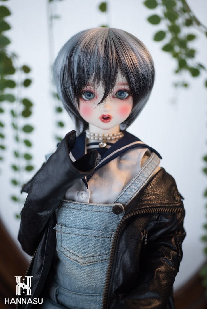 【HANNASU】HW-1116 娃用假髮 多色 / 9~10吋 BJD DD 3分 MDD - 紀物書館+JiWu Bookstore