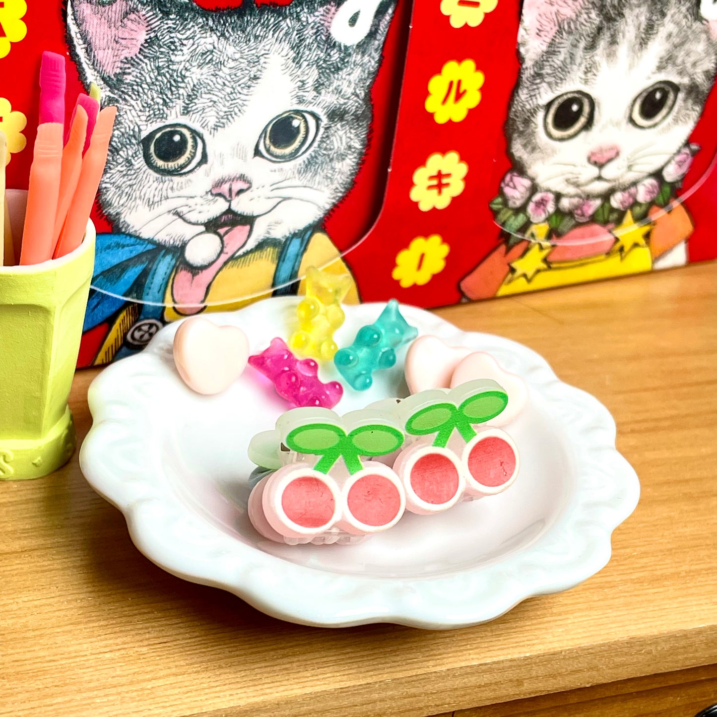 【紀物】鯊魚夾 櫻桃 / BJD 3分 4分 Azone MDD DD AZO2 AngelPhilia - 紀物書館+JiWu Bookstore