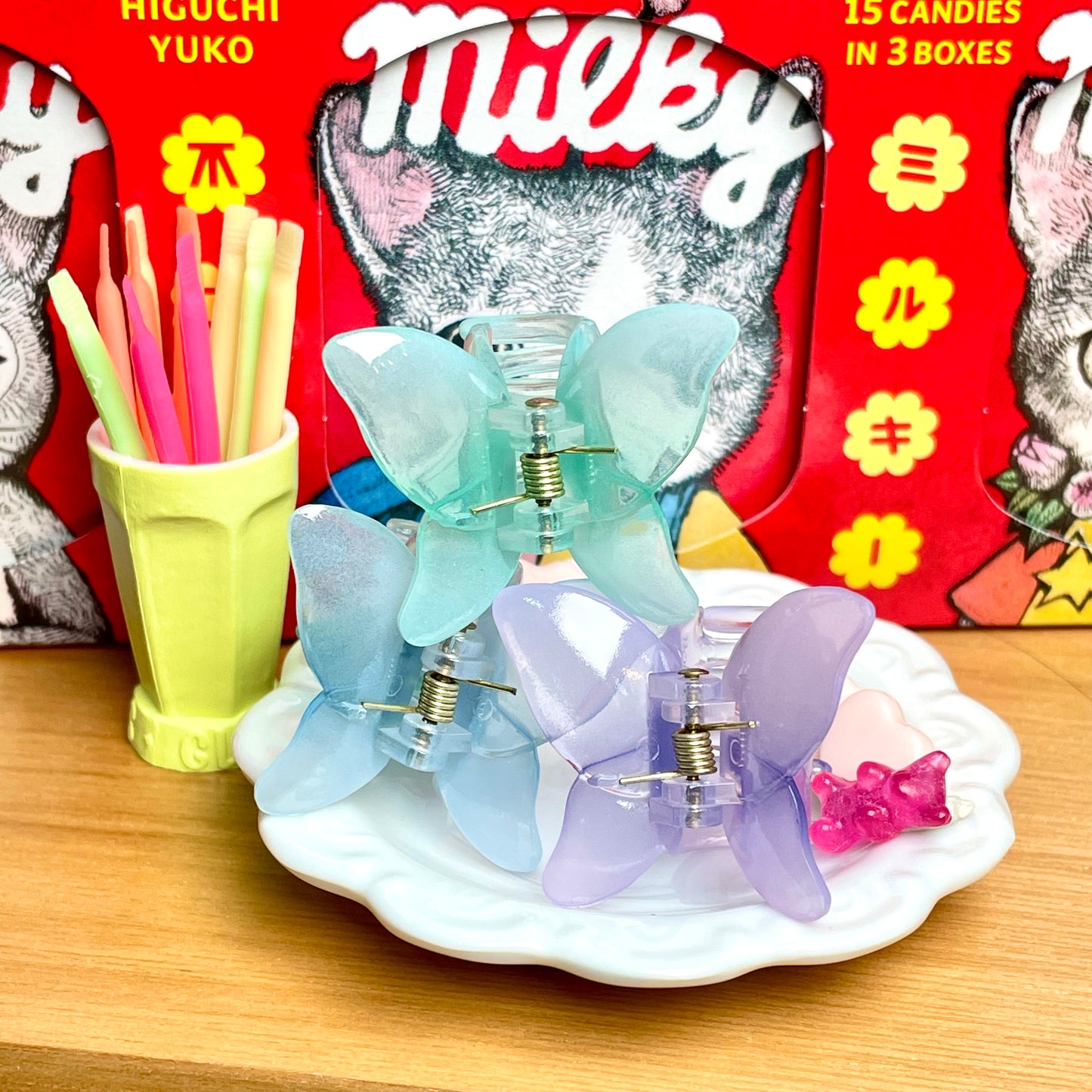 【紀物】鯊魚夾 蝴蝶 大 / BJD 3分 4分 Azone MDD DD AZO2 AngelPhilia - 紀物書館+JiWu Bookstore