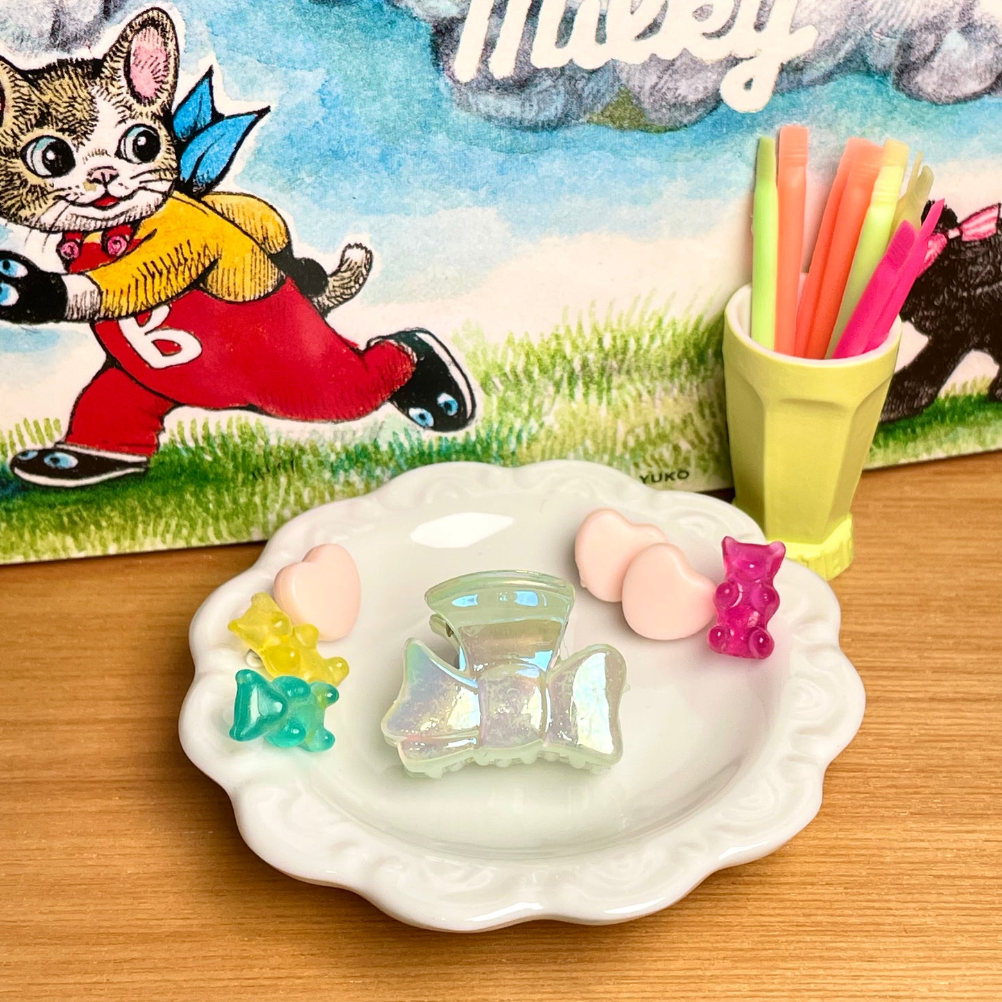 【紀物】鯊魚夾 蝴蝶結 透閃 / BJD 3分 4分 Azone MDD DD AZO2 AngelPhilia - 紀物書館+JiWu Bookstore