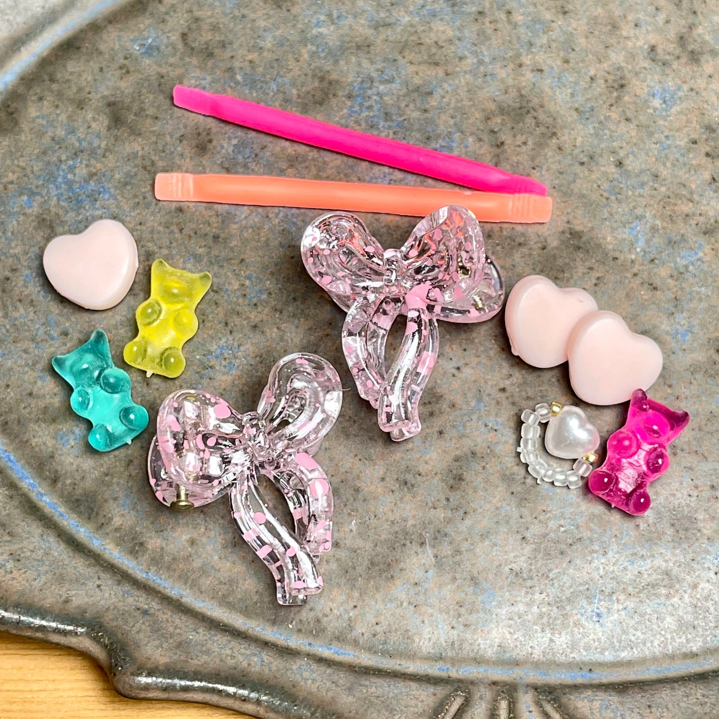 【紀物】鯊魚夾 蝴蝶結 兩入組 / BJD 3分 4分 Azone MDD DD AZO2 AngelPhilia - 紀物書館+JiWu Bookstore