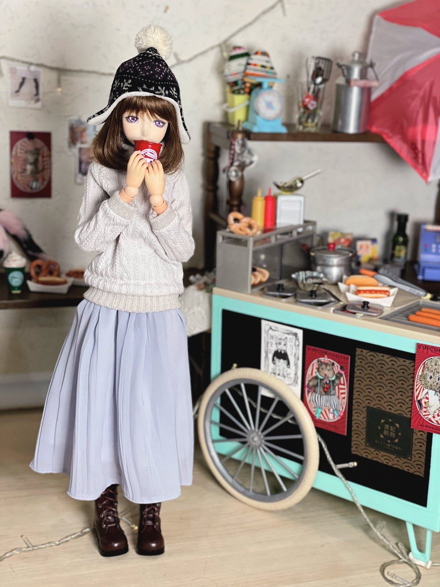 【Fatiao Doll Shop】圓頭霧面短靴 C37 多色 / BJD 4分 MSD MDD AZONE AZO2 AngelPhilia - 紀物書館+JiWu Bookstore