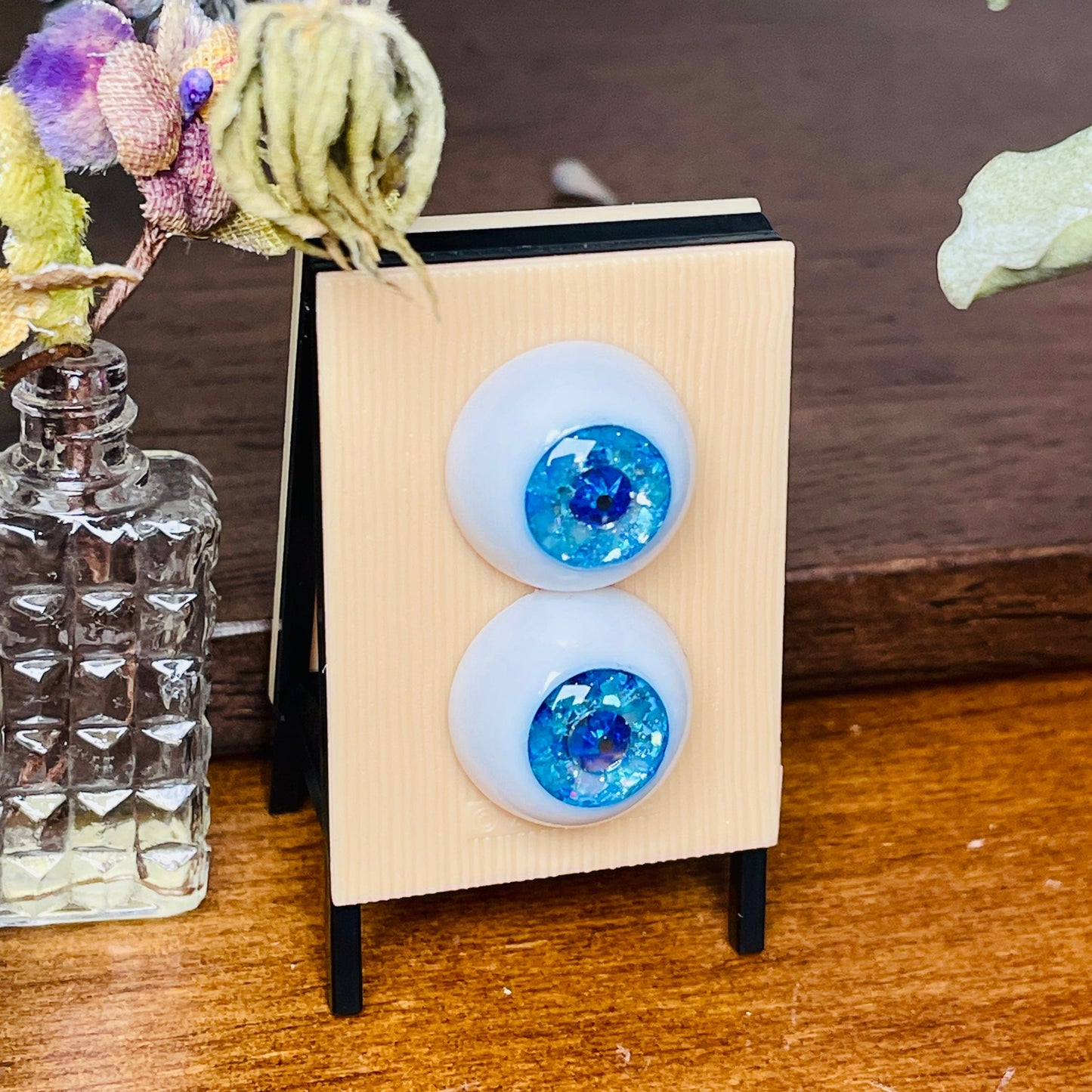 【Dear My Lady】半樹脂閃眼 海洋寶藏 深藍鑽瞳 / 16mm BJD 1/3 1/4 iMdaDoll AngelPhilia - 紀物書館+JiWu Bookstore