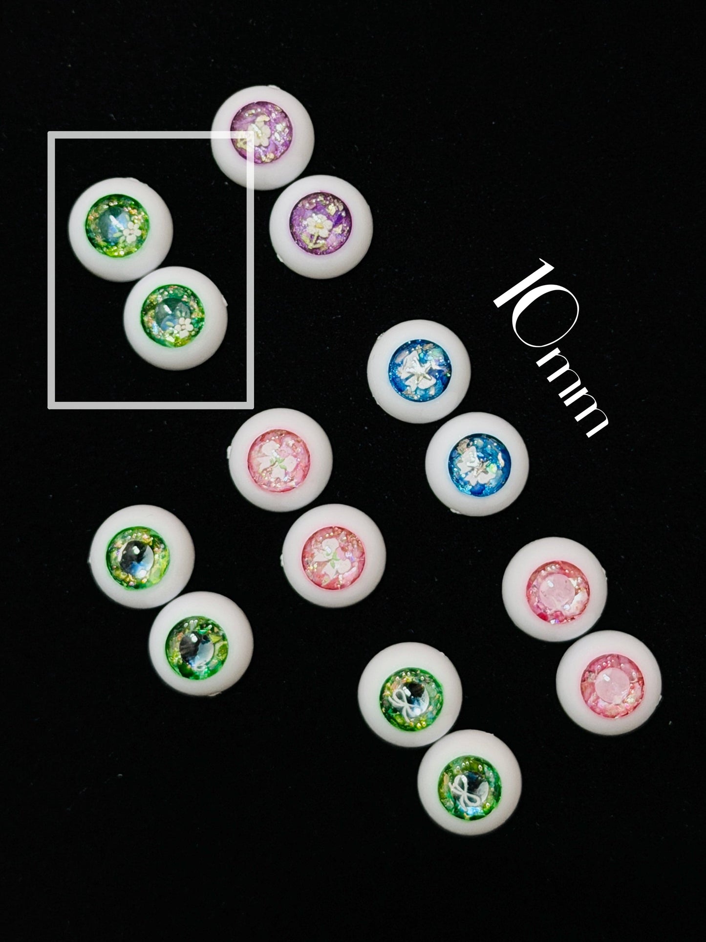 【Dear My Lady】16559 Green / 10mm BJD kumukuku Cocoriang OBITSU OB11