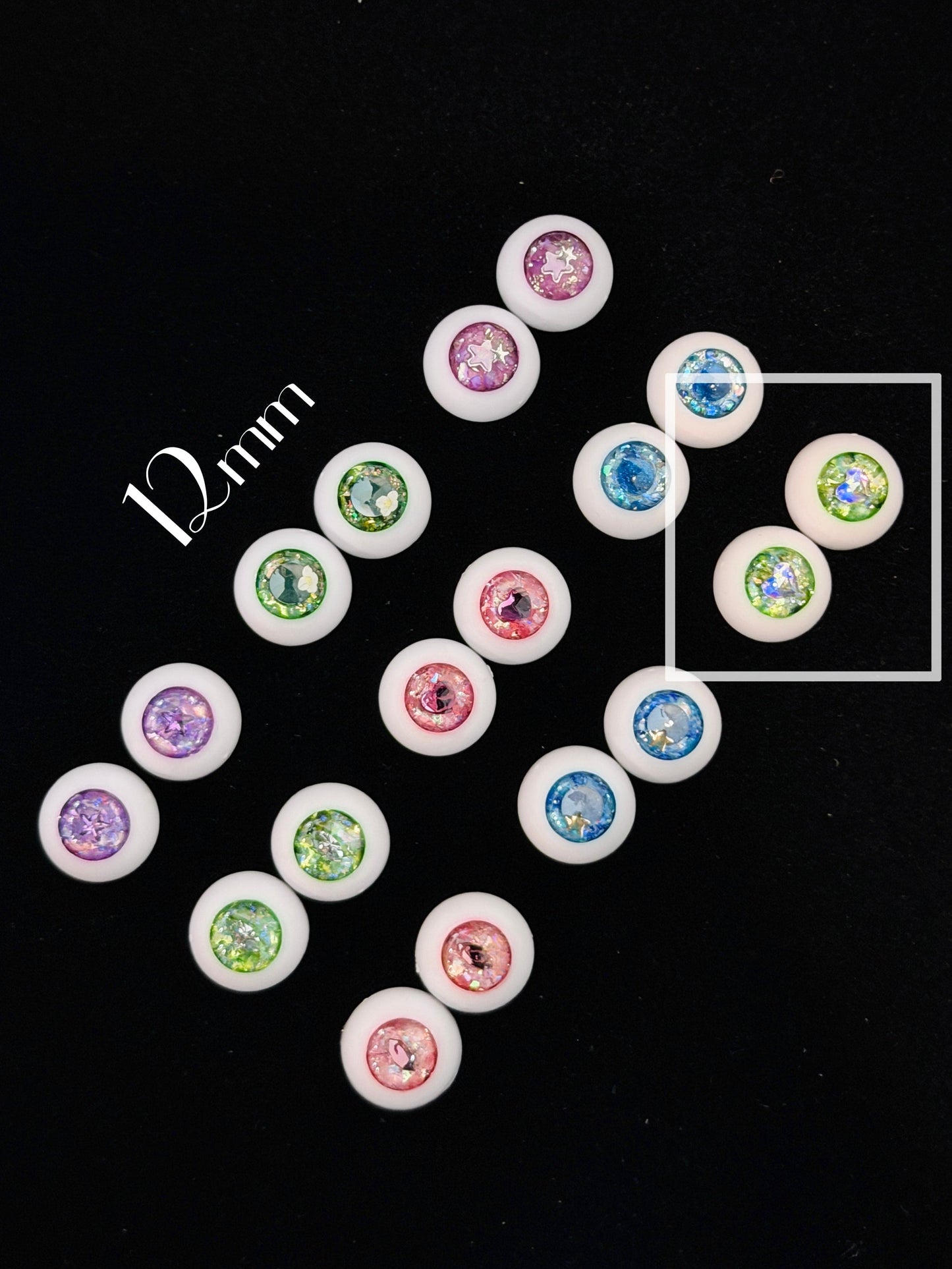 【Dear My Lady】16569 Green / 12mm BJD Cocoriang AngelPhilia 1/4 1/6