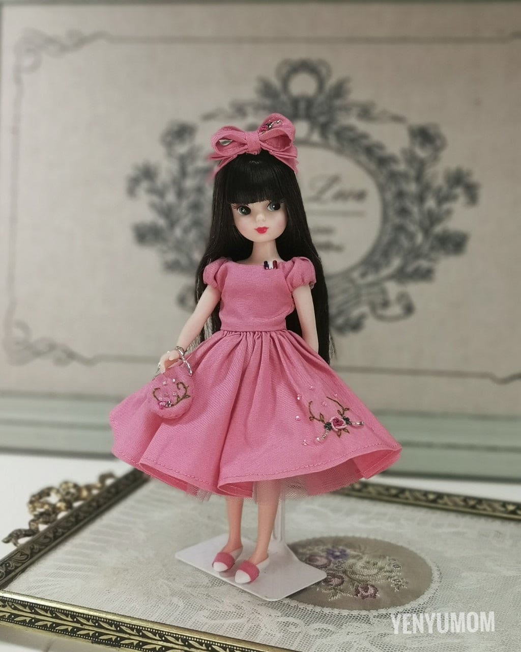 【Yenyumom】Embroidery Dress Set / Retro Licca Kuku Clara jjorori Harmonia - 紀物書館+JiWu Bookstore