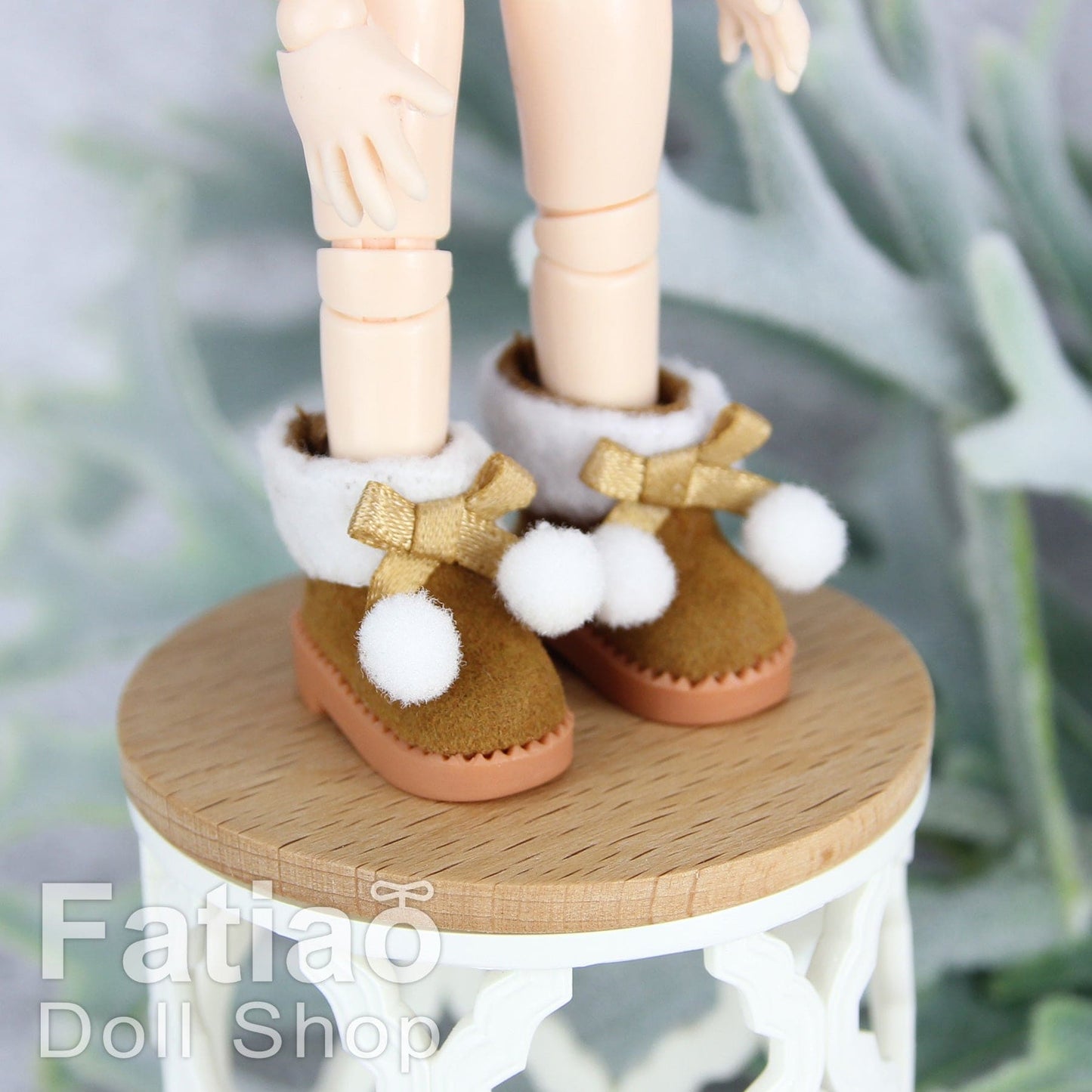 【Fatiao Doll Shop】毛球靴 / OB11 OBITSU NINIMAL Azone - 紀物書館+JiWu Bookstore