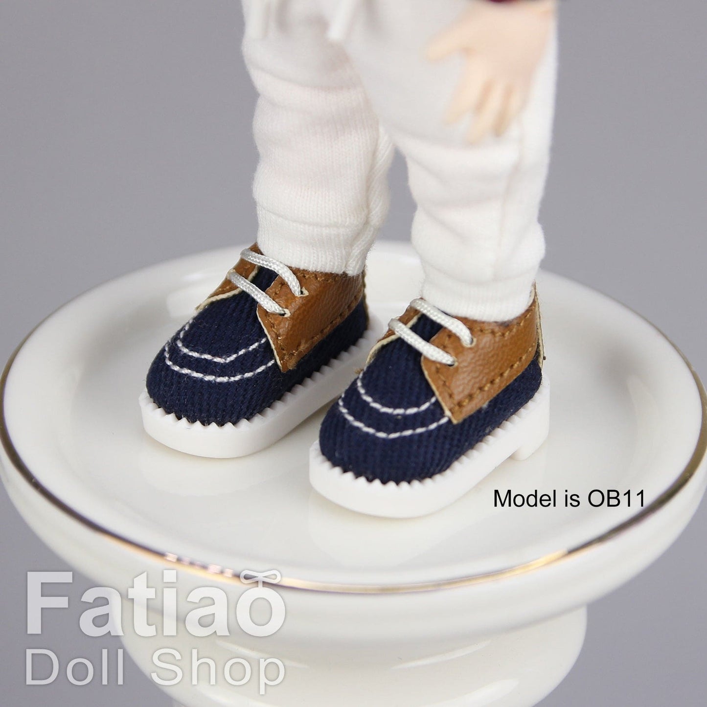 【Fatiao Doll Shop】拚色休閒鞋 / OB11 中布 Azone Picconeemo P體 - 紀物書館+JiWu Bookstore