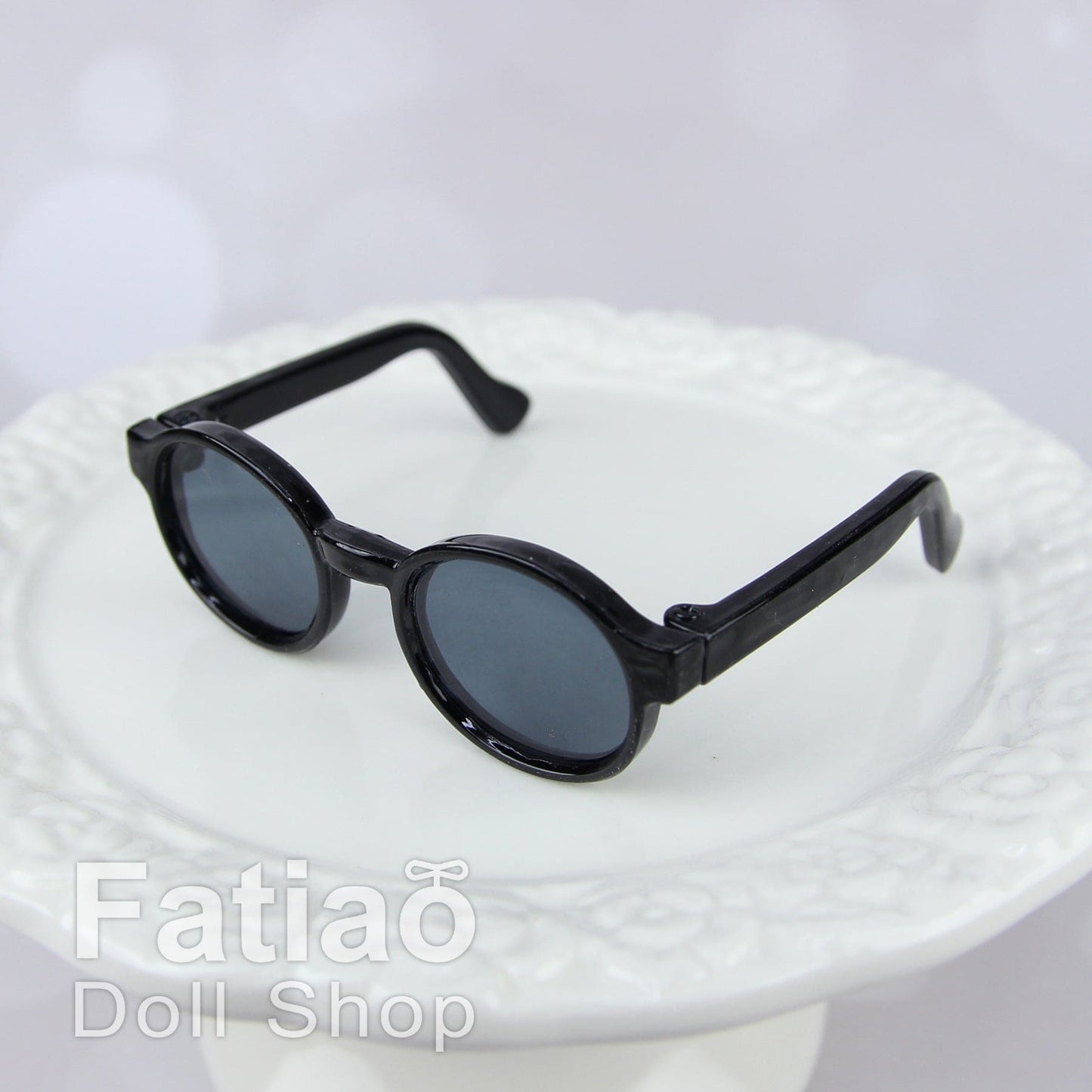 【Fataio Doll Shop】膠框眼鏡 / BJD 1/3 SD SD13 DD MDD - 紀物書館+JiWu Bookstore