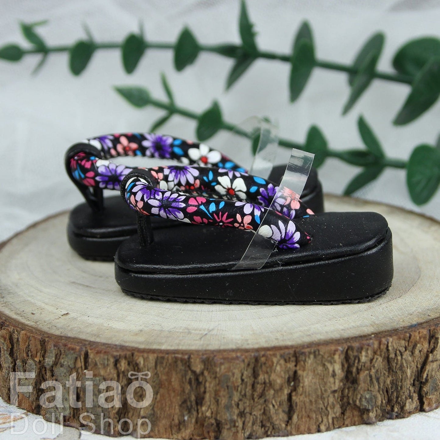 【Fatiao Doll Shop】木屐 C12 多色 / BJD MSD MDD 4分 Azone - 紀物書館+JiWu Bookstore