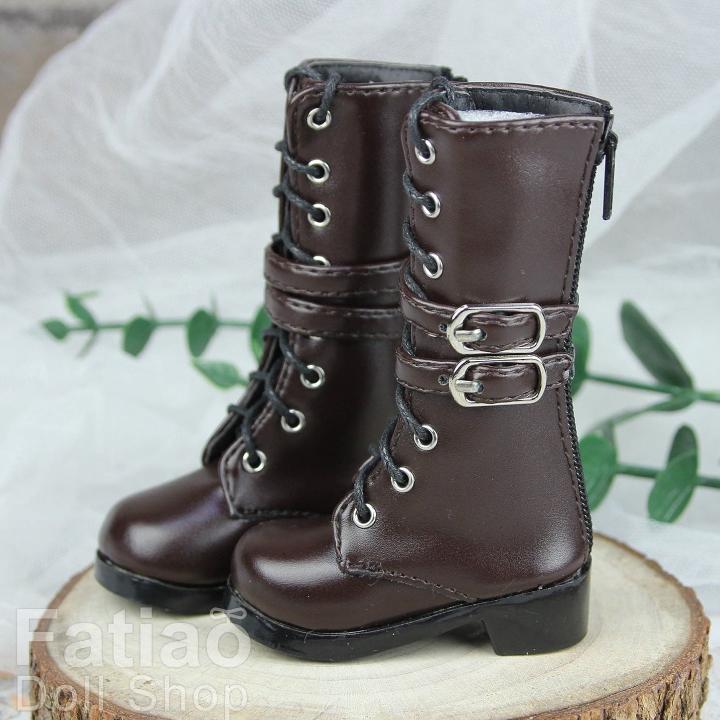 【Fatiao Doll Shop】環扣長靴 C33 多色 / BJD 1/4 MSD MDD AngelPhilia AZONE AZO2 - 紀物書館+JiWu Bookstore