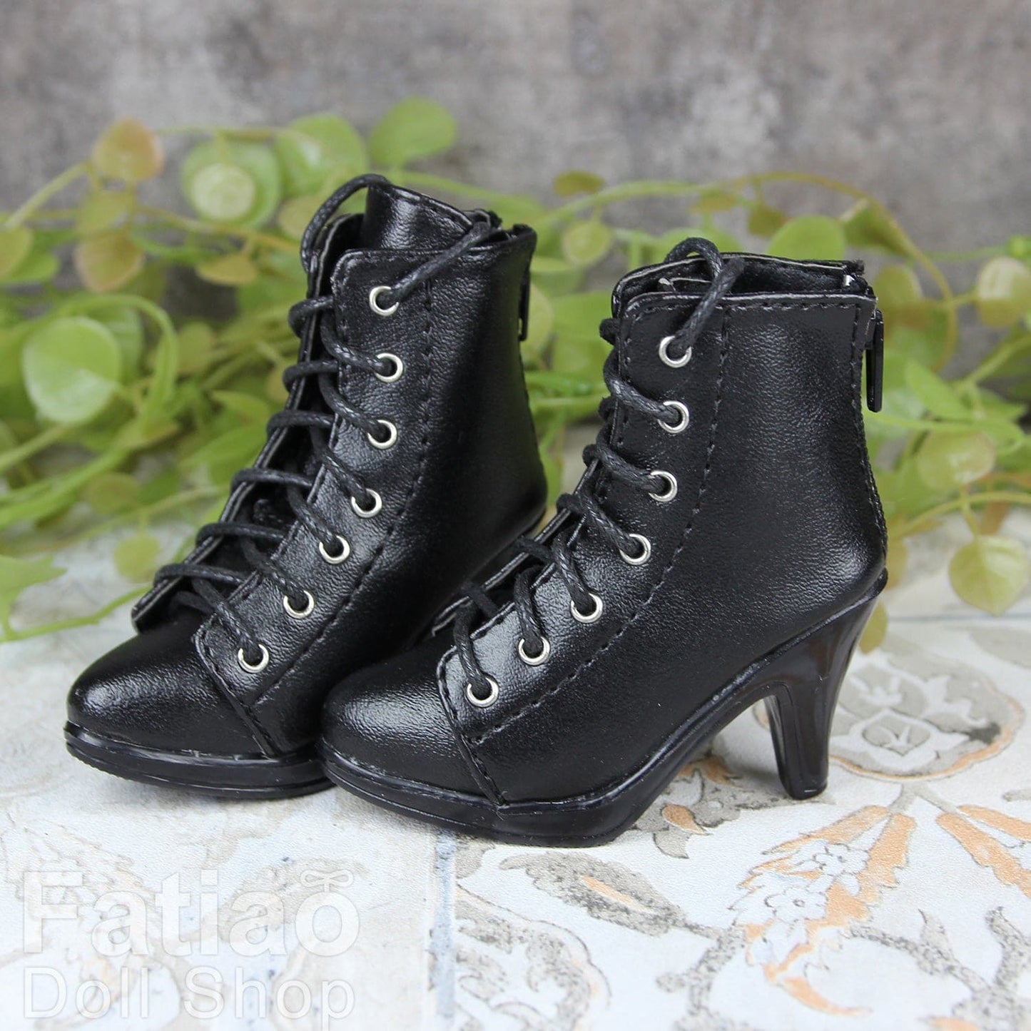 【Fatiao Doll Shop】S60 高跟綁帶短靴 多色 / BJD 3分 SD DD Dollfie Dream - 紀物書館+JiWu Bookstore