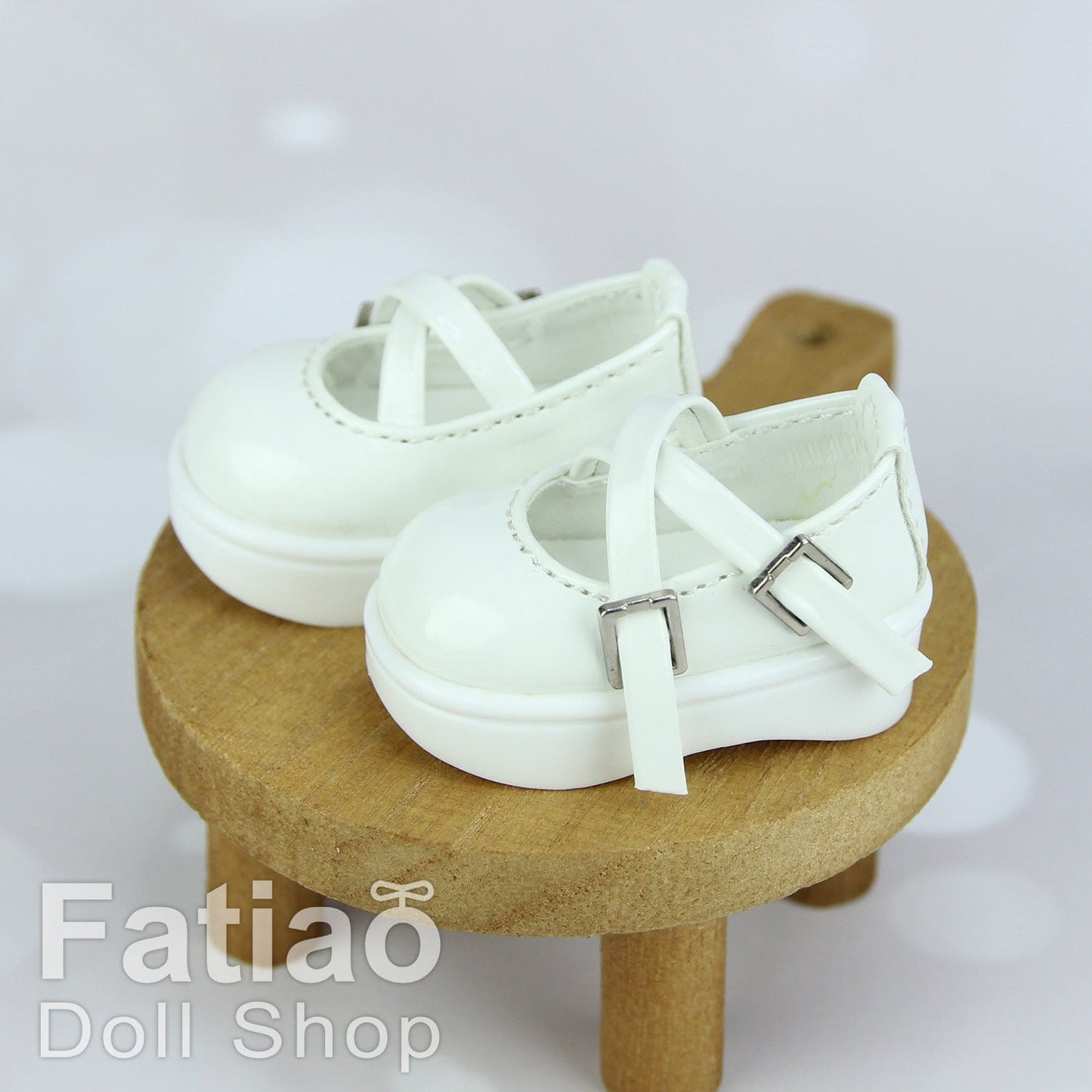 【Fatiao Doll Shop】交叉釦帶厚底娃娃鞋 B01 多色 / BJD 6分 YoSD iMda 3.0 - 紀物書館+JiWu Bookstore