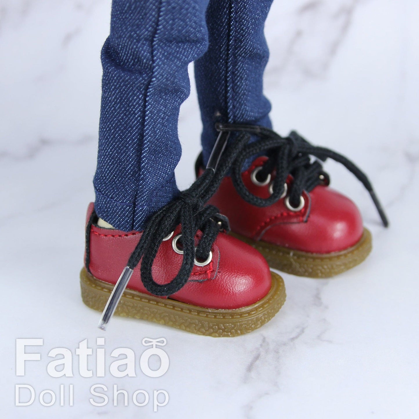 【Fatiao Doll Shop】綁帶皮鞋 多色 / BJD 1/6 YoSD iMda 3.0 - 紀物書館+JiWu Bookstore
