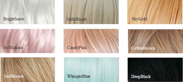 【HANNASU】HW-1109 娃用假髮 多色 / 6~7吋 BJD YoSD Angel Philia 1/6 - 紀物書館+JiWu Bookstore