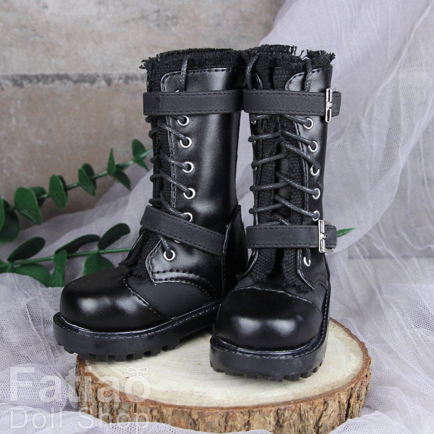 【Fatiao Doll Shop】環釦繫帶短靴 S42 多色 / BJD SD10 SD13 DD 3分 - 紀物書館+JiWu Bookstore