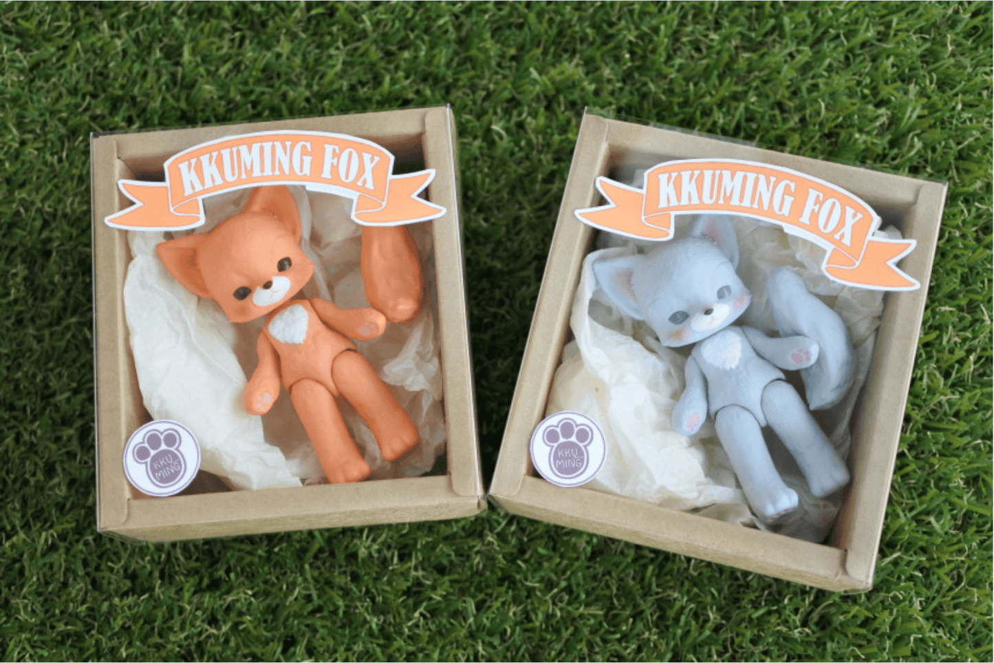 【GEPPETO FRIENDS】gfDolls little KKuming Fox 小狐狸 灰肌 / 現貨 - 紀物書館+JiWu Bookstore