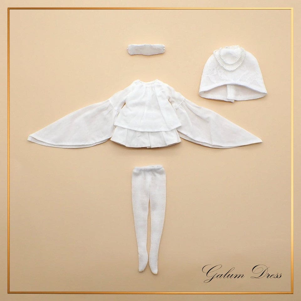 【Licca Castle】Galum Collection 3 蕾絲披肩洋裝組 / 27cm momoko MISAKI Jenny