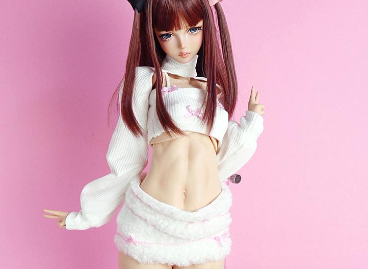 Angel PhiliaShort version high collar long sleeve top/ OBITSU AZONE JiWu+Documentary Angel PhiliaShort version high collar long sleeve top/ OBITSU AZONE JiWu+Documentary