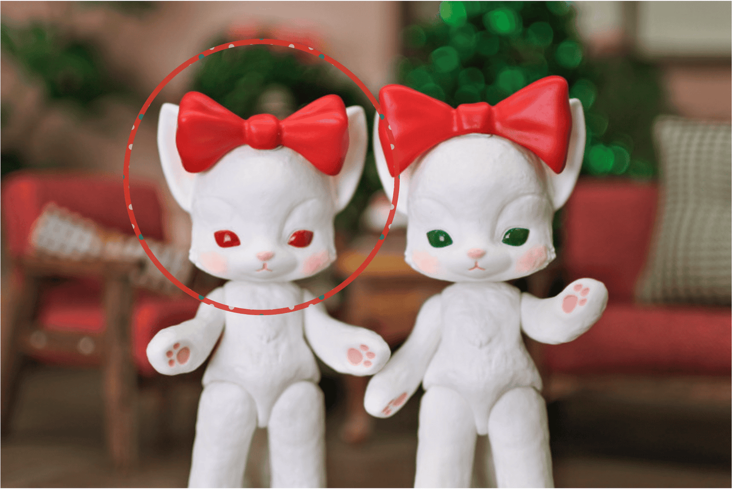 【GEPPETO FRIENDS】gfDolls 蝴蝶結 紅 頭飾配件 / 現貨 - 紀物書館+JiWu Bookstore