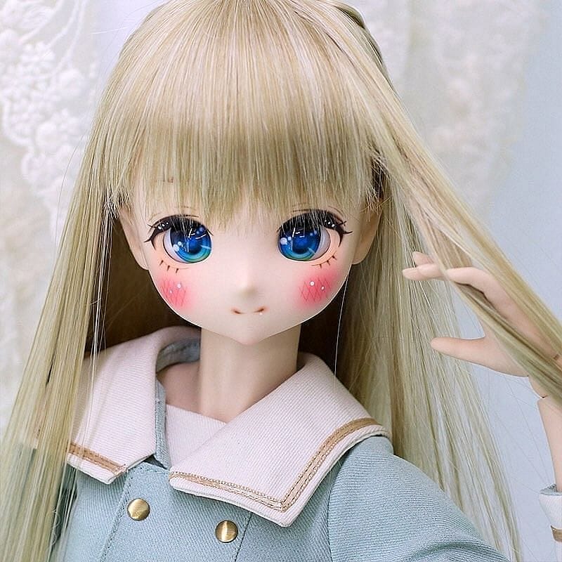 DOLLCE】3 points original doll head Ferris フェリス DD BJD MDD