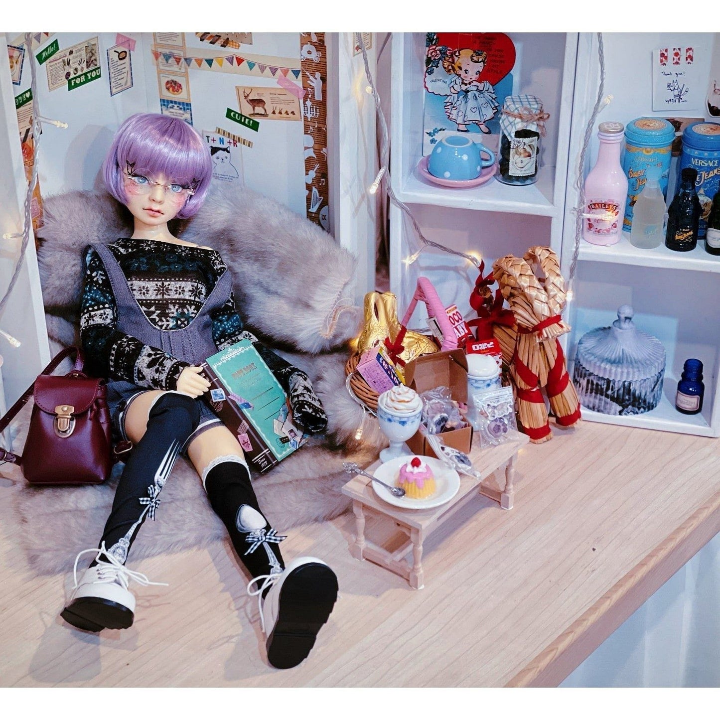 【Fatiao Doll Shop】綁帶皮鞋 BJD SD