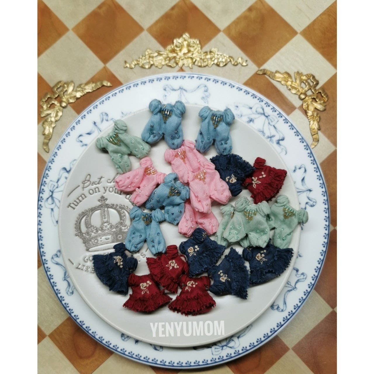 【Yenyumom】Embroidery Dress / Furtune Wanda Friends Wonder Frog