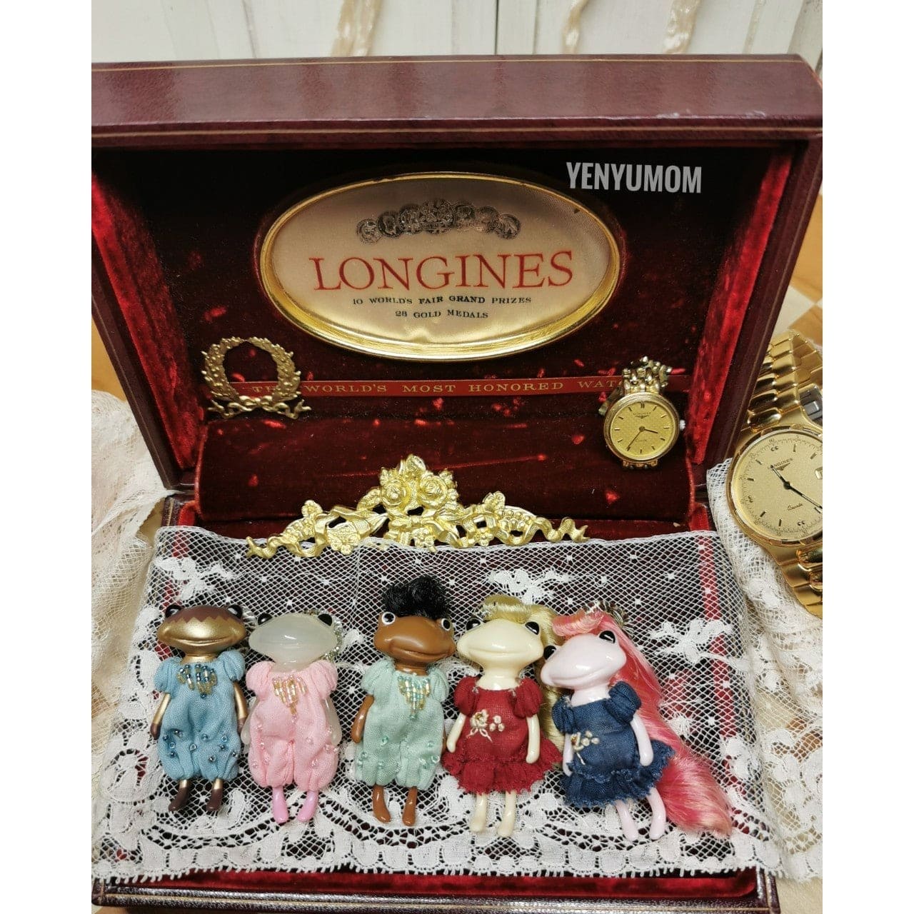 【Yenyumom】Embroidery Rompers / Furtune Wanda Friends Wonder Frog