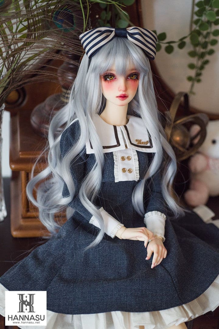 【HANNASU】HW-1114 娃用假髮 多色 / 8~9吋 BJD 1/3 Angel Philia - 紀物書館+JiWu Bookstore