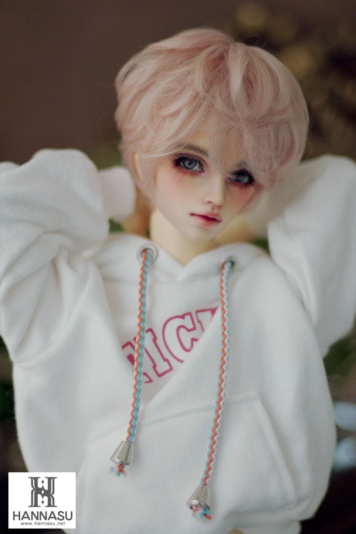 【HANNASU】HW-1066 娃用假髮 多色 / 8~9吋 BJD 1/3 Angel Philia - 紀物書館+JiWu Bookstore