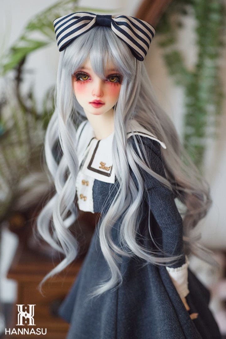 【HANNASU】HW-1114 娃用假髮 多色 / 8~9吋 BJD 1/3 Angel Philia - 紀物書館+JiWu Bookstore