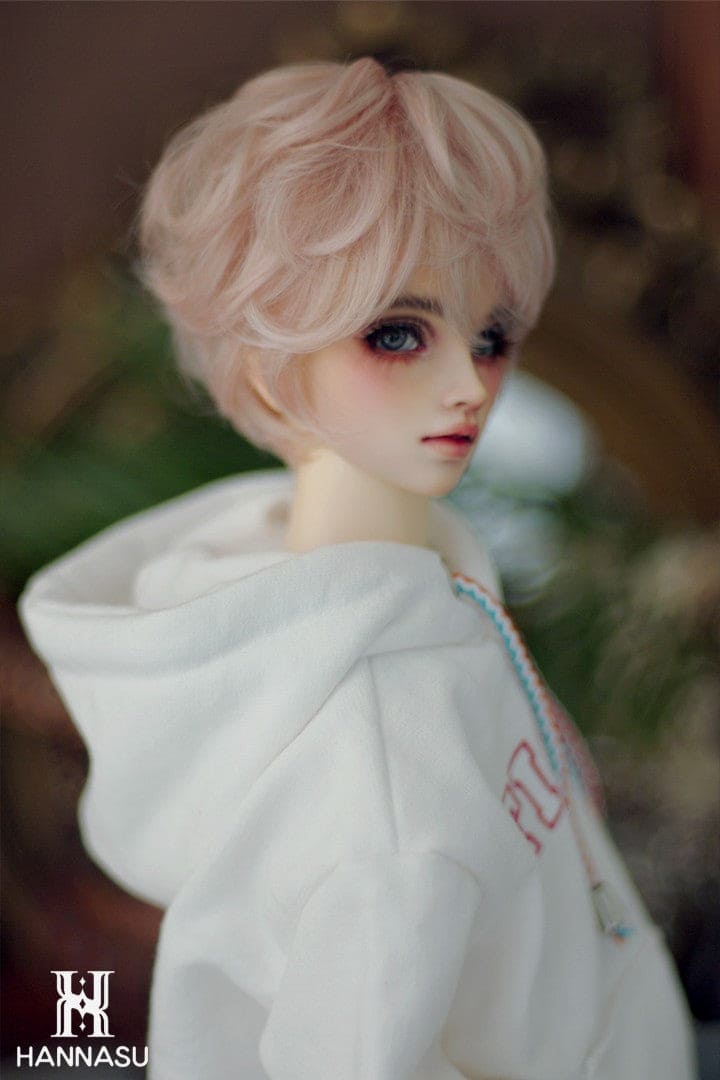 【HANNASU】HW-1066 娃用假髮 多色 / 8~9吋 BJD 1/3 Angel Philia - 紀物書館+JiWu Bookstore