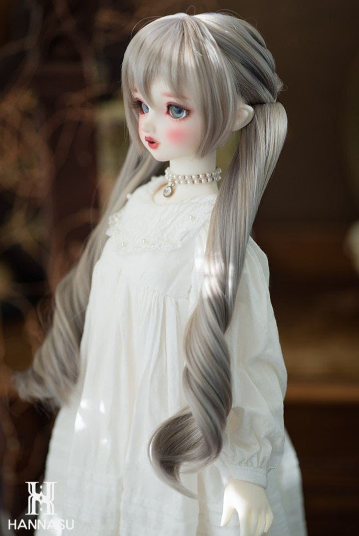 【HANNASU】HW-1112 娃用假髮 多色 / 8~9吋 BJD 1/3 Angel Philia - 紀物書館+JiWu Bookstore