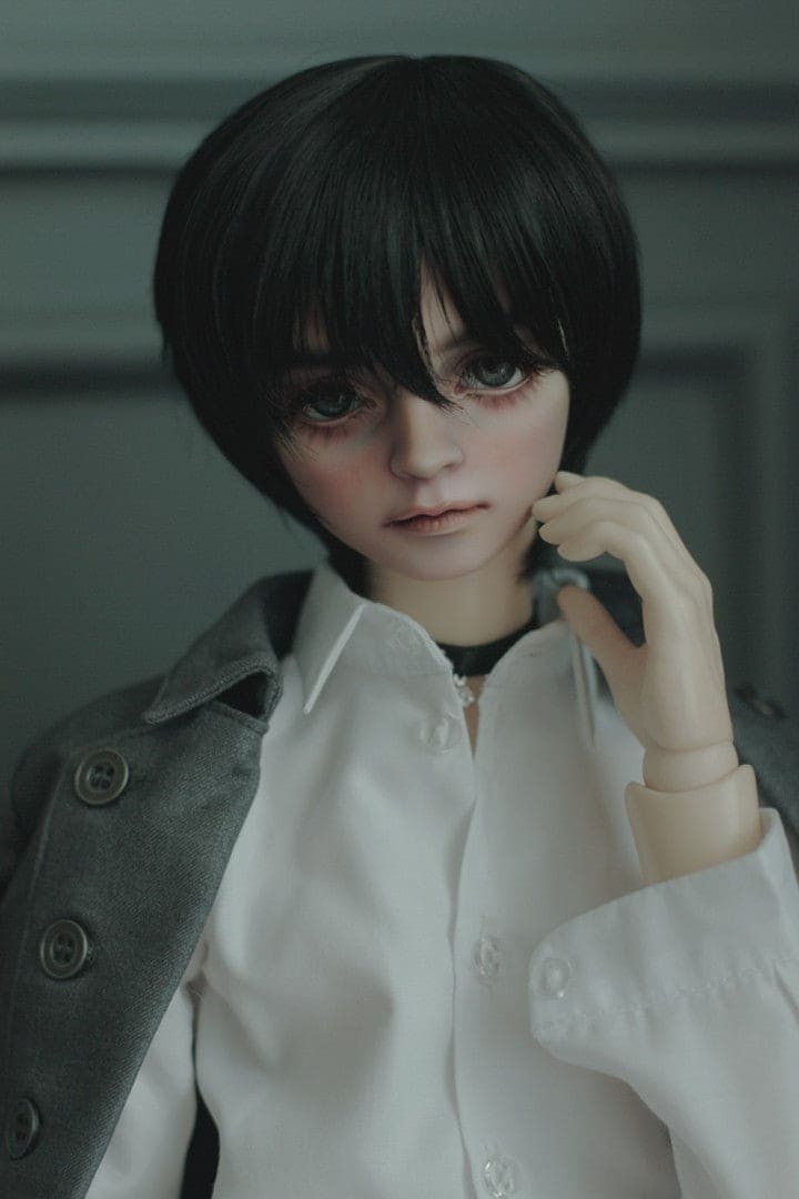 【HANNASU】HW-1047 娃用假髮 多色 / 8~9吋 BJD 1/3 Angel Philia - 紀物書館+JiWu Bookstore